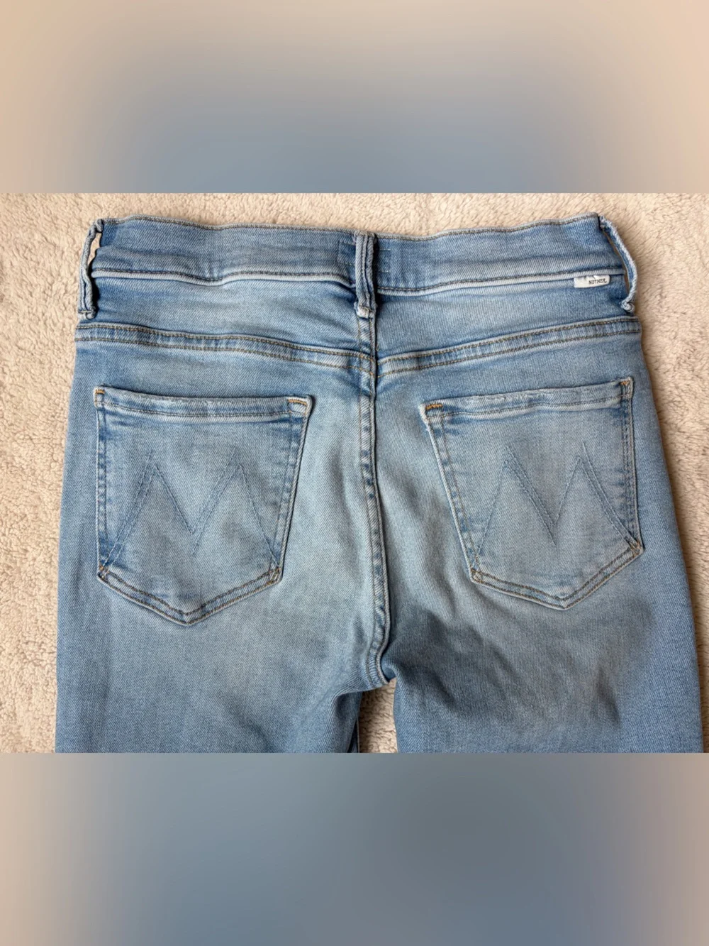 Mother The Insider Crop Step Fray Limited Edition Women's Jeans Size 28